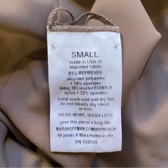 Mara Hoffman Lydia Bikini Bottom in Rust - Picture 10 of 12